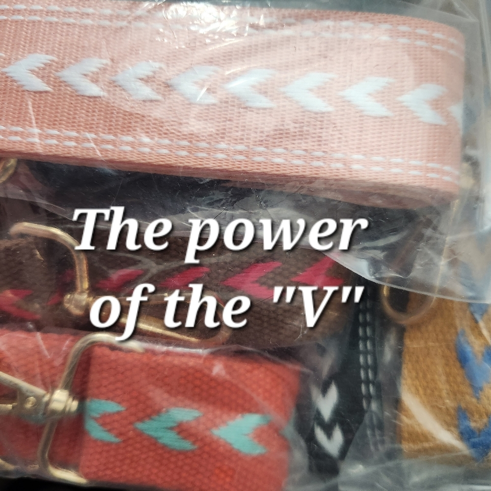V-POWER guitar straps for crossbody use 1½ inches wide
